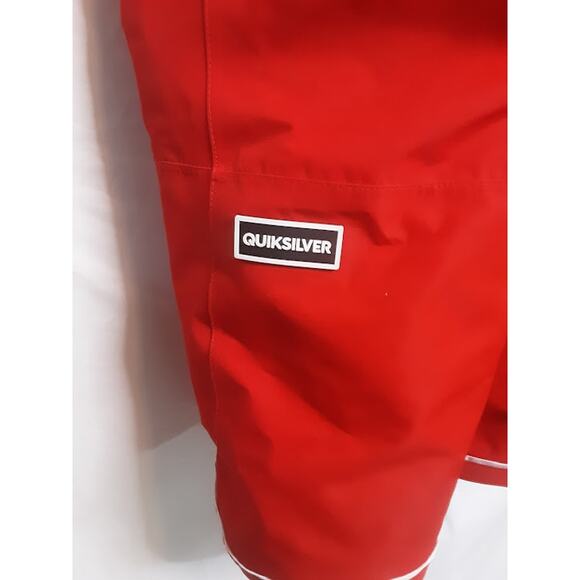 Binky Bro x Quiksilver Powder Club Kids Snow Suit Red Size 10/m - Picture 4 of 9